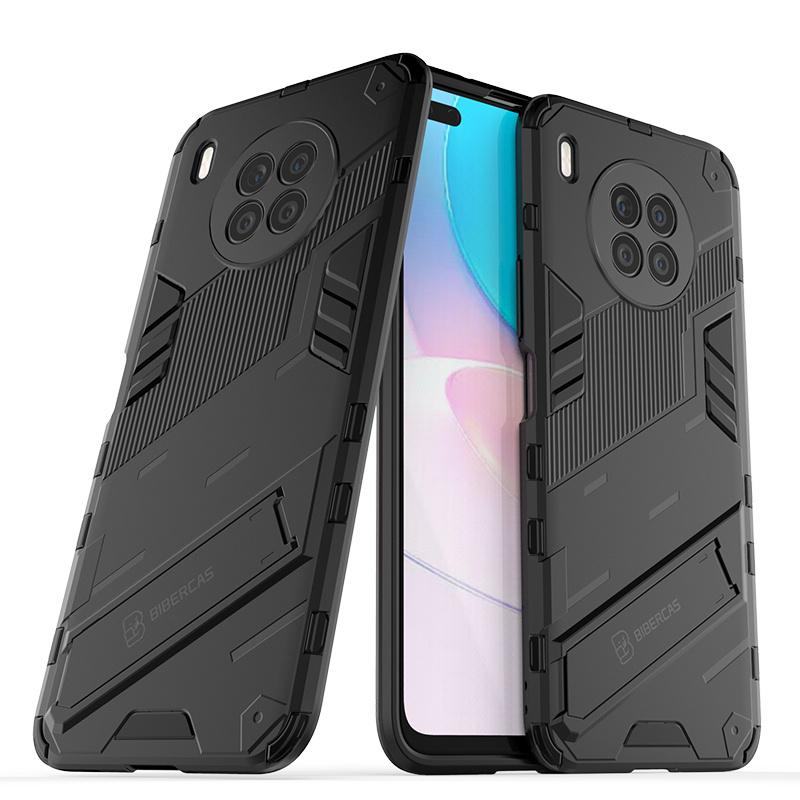 For Huawei Nova 8i Deksel For Huawei Nova 8i Capas Telefonstøtfanger PC Hardt Støtsikkert Bakdeksel med Støtte For Huawei Nova 8i Fundas
