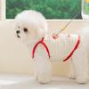 Multicolor Pastel Mesh Dog Vest Sleeveless Pet Shirt with Front D Ring Breathable Puppy Clothes