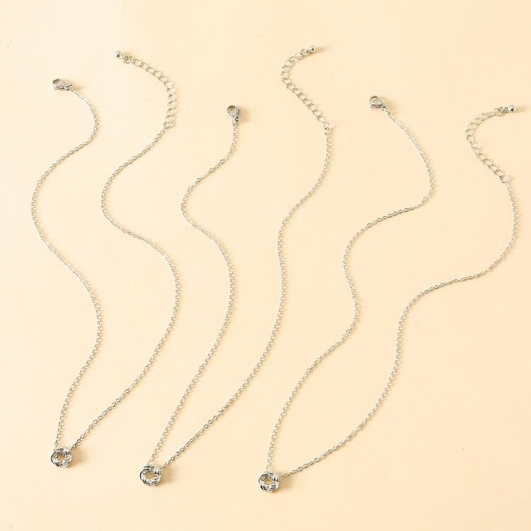 Knot Necklace for Best Friend Women Jewelry Gifts for Friends Silver Golden