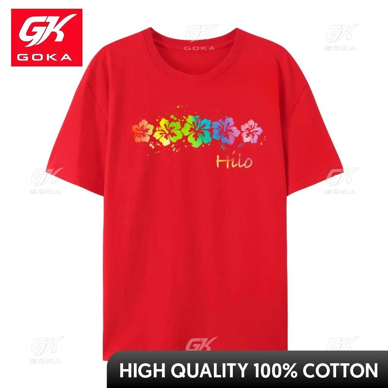 Hilo Hawaii Watercolor Beach Surf Classic Unisex Tshirt Slim Fit Gift Premium Cotton Unisex T Shirt Cool T Shirt Wholesale S