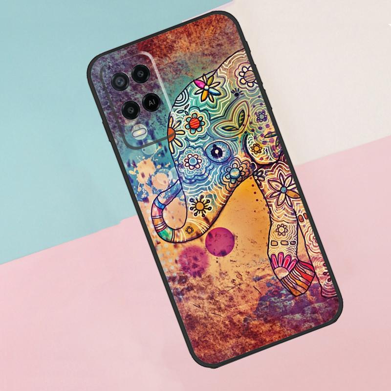 Baby Elephant For Oppo A74 A94 A54 A80 A78 A98 A40 A60 A18 A38 A58 A15 A17 A77 A57S A16 A76 A96 Phone Case