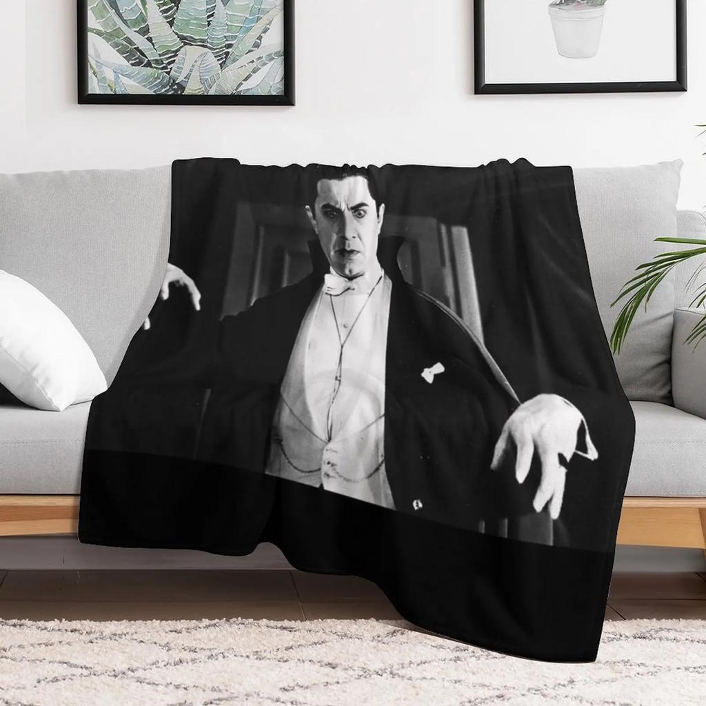 Classic Dracula Throw Blanket Flannel Fleece Soft Warm Throw Blanket