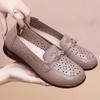 Soft-soled Shoes Sandals Baotou Flat-soled Elderly Women's Hole Shoes Single Shoes Non-slip Comfortable Women's Shoes Summer