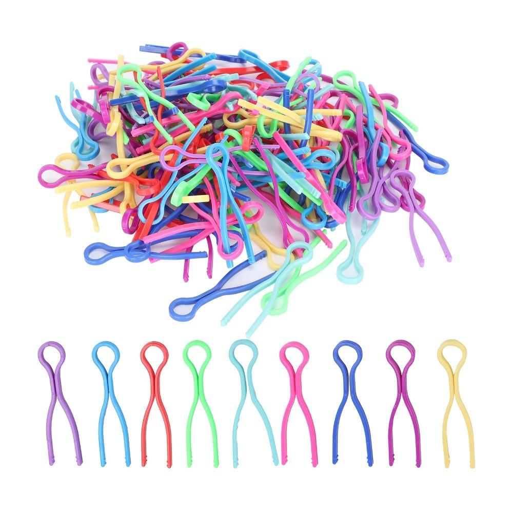 120pcs Thread Control Bobbin Thread Holders Colorful Bobbin Clips  Embroidery Supplies