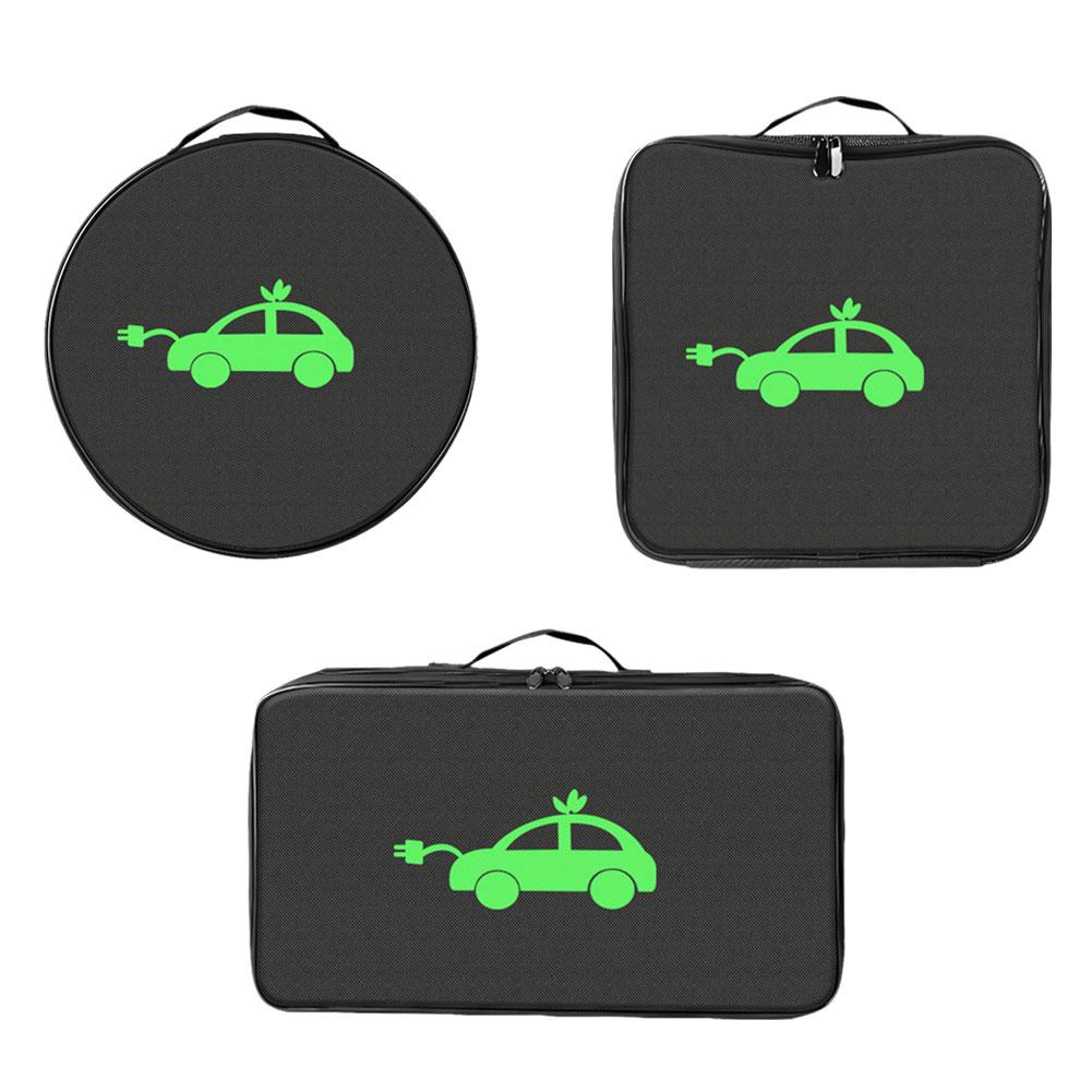 EV Cable Organizer Bag Electric Car Charger Storage Box Jumper Cable Bag Electric Vehicle Charging Cable Case for EV Accessories
