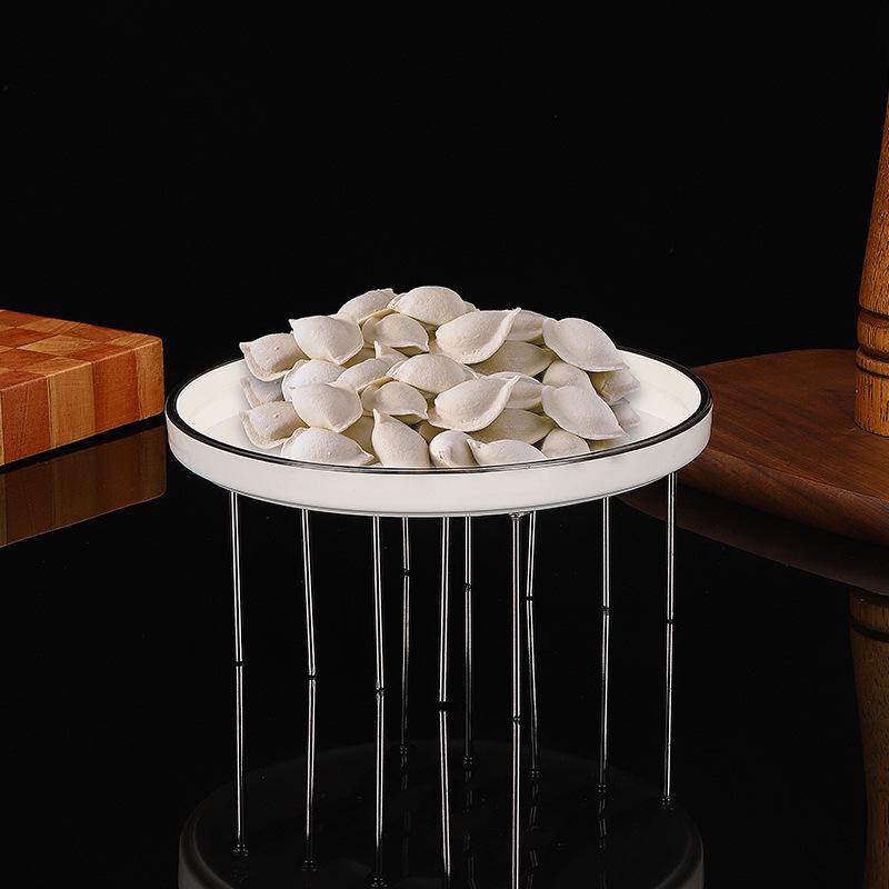 Adjustable Stainless Steel Kitchen Pot Lid & Dish Storage Rack