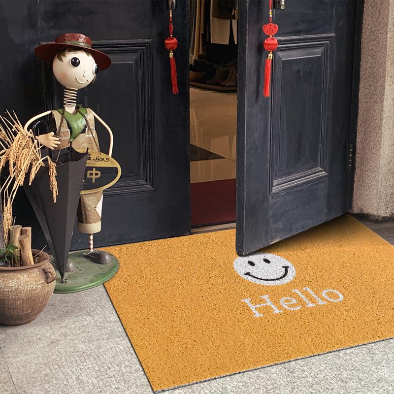 Cartoon-Fußmatte für Zuhause, Veranda, Schlafzimmer, Zimmer, rutschfester Fußteppich, Eingangstür, Reibteppich, Heimdekoration, Veranda, Ausdruck, Fußmatte 