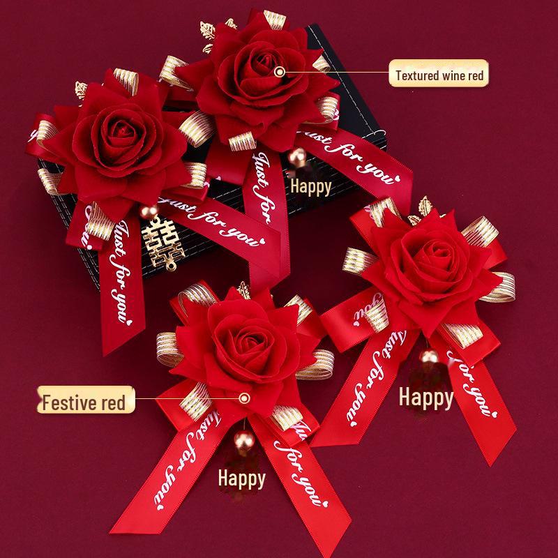 Complete Wedding Corsage Set: Groom, Best Man, Bride, Family, Parents, Bridesmaids