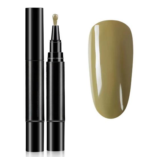 1/6 db Körömlakk Toll 3 az 1-ben Gyorsan Száradó Hosszú Ideig Tartó Magas Fényű DIY Manikűr Körömfestés Természetes Nude Nőknek Lányoknak Körömre Lábkörömre Gél Lakk Toll