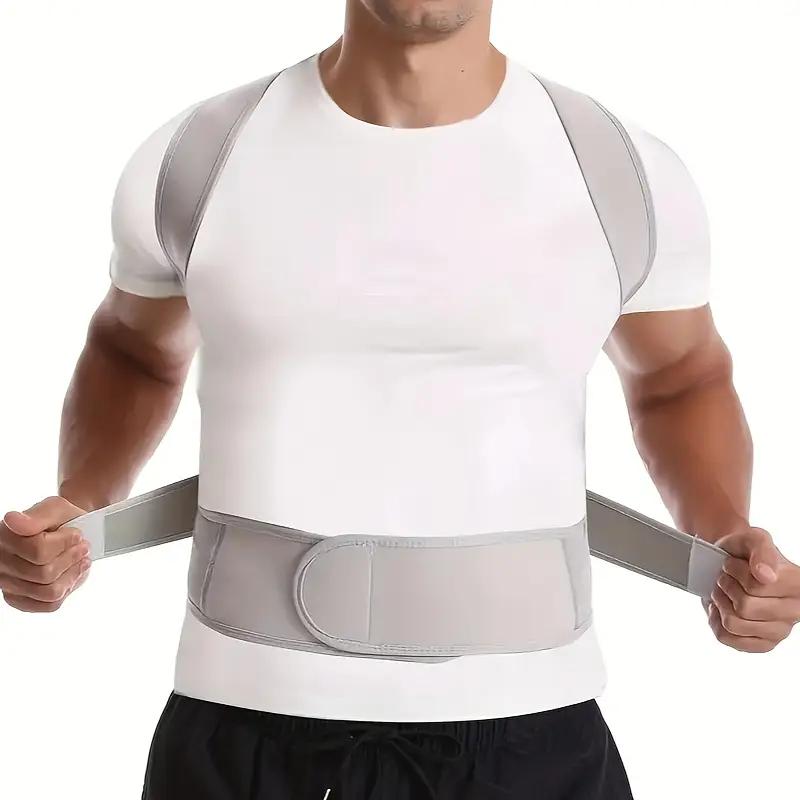 Women's Adjustable Posture Corrector - Breathable Mesh Back Brace with Metal Buckles, Improves Alignment for Office & Daily Use