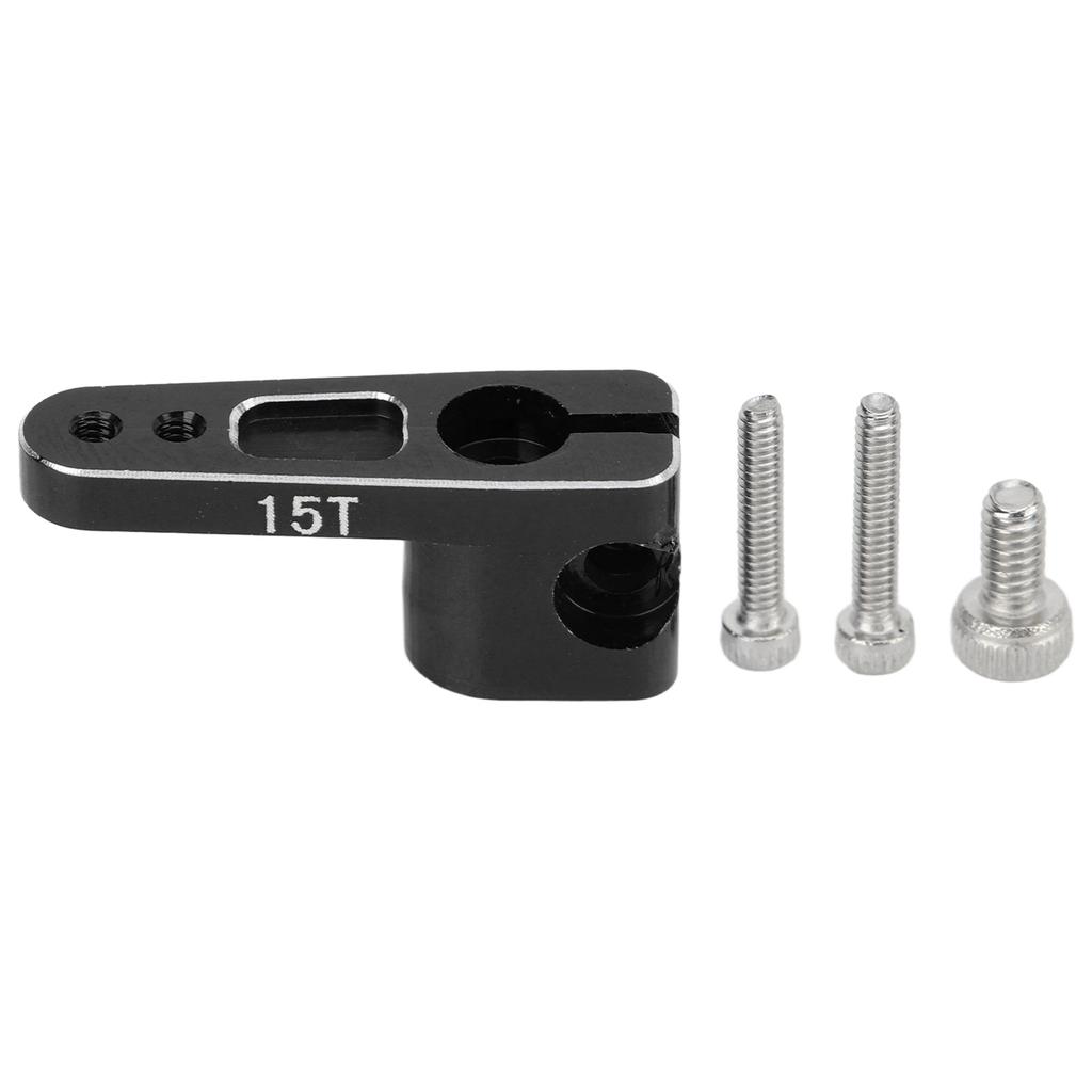 Metal Servo Arm Aluminum Alloy 15T Stable RC Steering Servo Horn for SCX24 1/24 RC Car