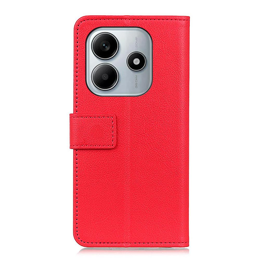 For Xiaomi Redmi Note 14 4G (163.25mm) Case PU Leather Stand Wallet Phone Cover