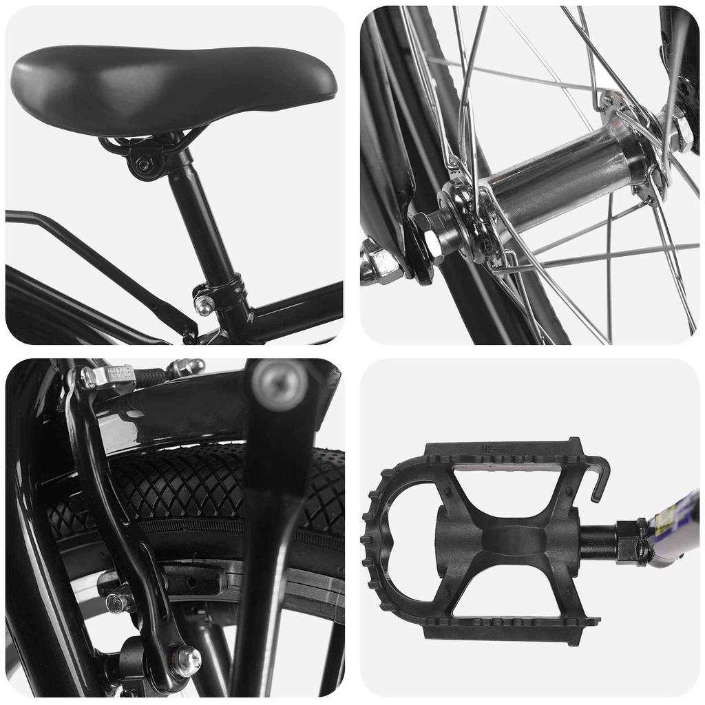 Kids  Bicycle 12 Inch for Ages 2 4 Black