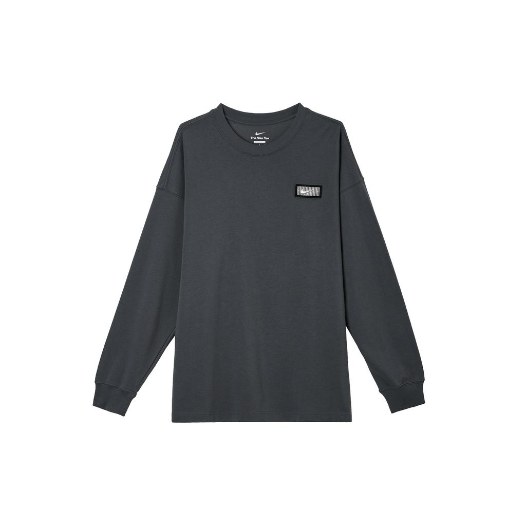 Nike Camiseta de Basquetebol de Manga Comprida de Corte Solto Devin Booker Masculina tops Preto Carvão HJ3345060