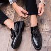 Men's laofers slip on fashion High Quality Luxury Brand Leather Shoes Business Loafers Formal Party Trends Fashion Loafers Shoes