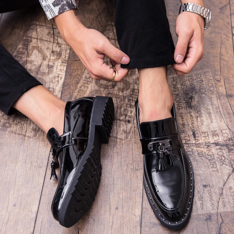 Men's laofers slip on fashion High Quality Luxury Brand Leather Shoes Business Loafers Formal Party Trends Fashion Loafers Shoes