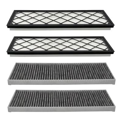 4PCS Cabin Air Filter HEPA for Tesla Model Y Juniper 2025 2024 Air Intake Filter Replacement with Activated Carbon Accessories