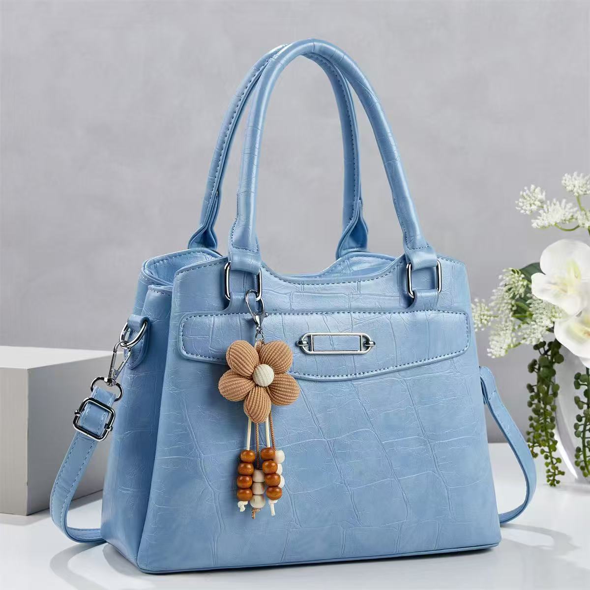 

Top Handle Satchel for Women Shoulder Tote Bags Casual PU Leather Purses and Handbags Women’s Shopping Shoulder Bags Messenger Tote Bag Crossbody Bag one size синій