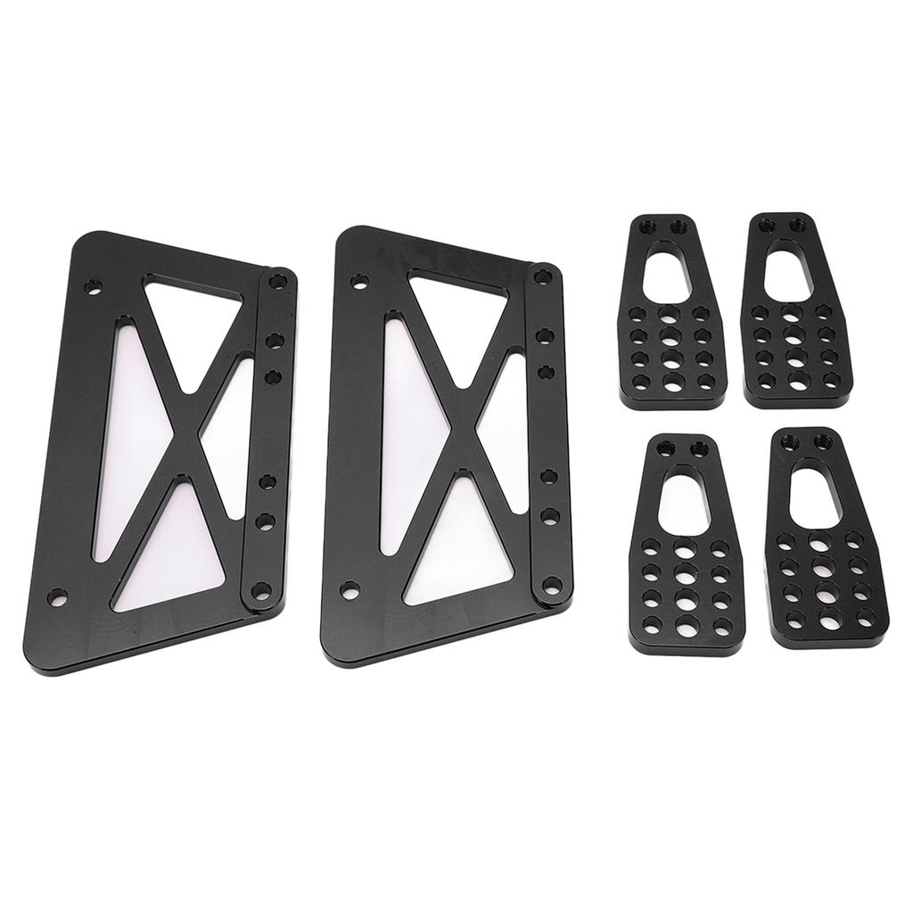 RC Metal Alloy Chassis Lift Plate Set Kit for   SCX10 1Celsius10 RC Model Car Parts