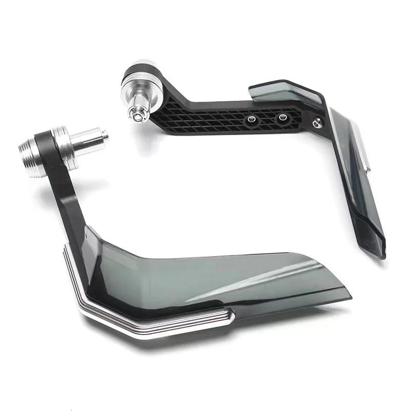 Windproof Universal 7/8" Handlebar Protectors for Motorcycle Scooter Mountain E-Bike Brake Lever Guard with Aluminum Stiffener
