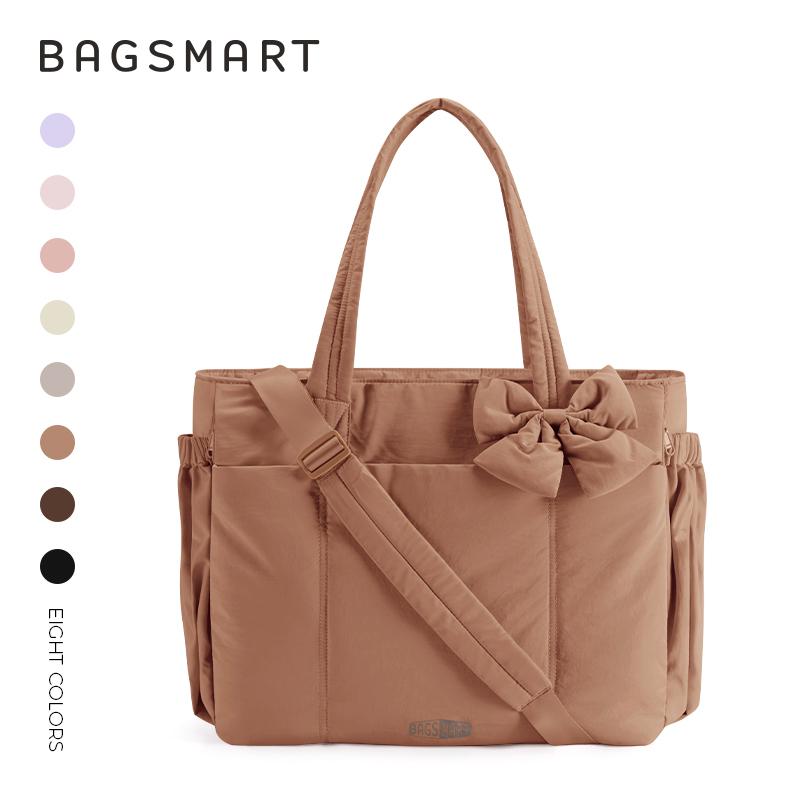 Women Large Capacity Tote Bag Versatile Commuter Handbag With Multi Pockets Shoulder Messenger Sports Bag