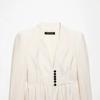 European and American Women's Clothing Popular Fashion with Shoulder Pads and Slim Suit Jacket