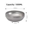 Vintage Korean Style Cold Noodle Bowl Stainless Steel Double Layer Anti Scald Ramen Large Soup Bowl River Snail Rice Noodle Tray