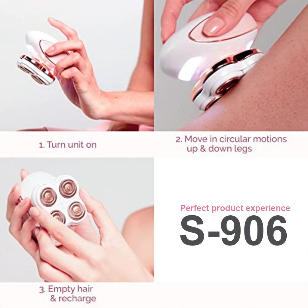 Beenhaarverwijderaar voor Vrouwen Elektrisch Scheerapparaat met voor Instant en Pijnloze Beenhaarverwijdering Finishing Touch Flawless Legs 1 ST