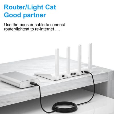 USB To DC Power Cable 5V To 12V Boost Converter 8 Adapters USB To DC Jack Charging Cable for Wifi Router Mini Fan Speaker