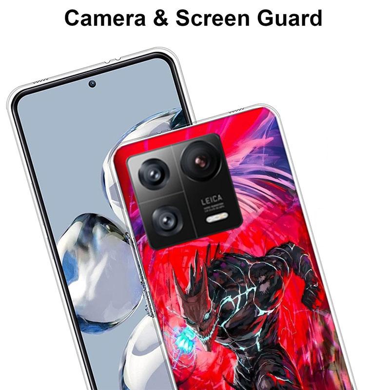 Kaiju No. 8 Anime Phone Case For Xiaomi Poco F7 Ultra X7 X6 M8 M7 M6 M4 M3 Pro X4 Mi 15 15T 14 14T 12T 12S 10T Pro 12 11 Lite Co