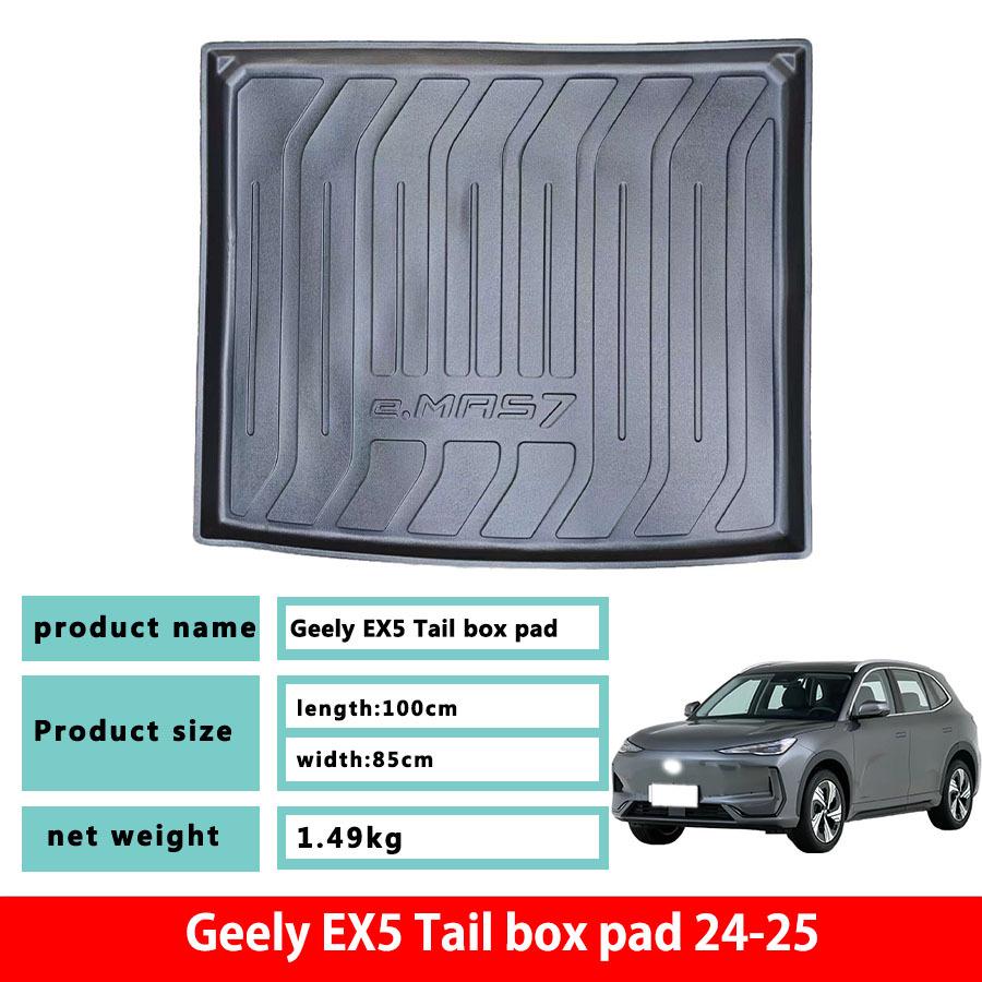 Durable Waterproof Eco-friendly TPE Trunk Mat for 2024-2025 Geely Galaxy E5 Interior.
