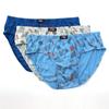 6 Packs of Men's Cotton Underwear, Mid-waist, Large-size Printed Briefs, Suitable for Young and Middle-aged Men