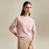 Zhaojun Women's Loose Fit Round Neck Thick Cashmere Sweater