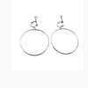 Orecchini a Clip Cerchio Grande Rotondo Non Forati per Donna Minimalisti Grande Geometrico Ear Cuff Orecchini Festa Gioielli in Metallo
