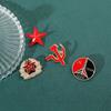 Russian Funny Cat Pins Russian Blue Cat Red Star Brooch Red Star Russian Pin  Cat Lover Friends