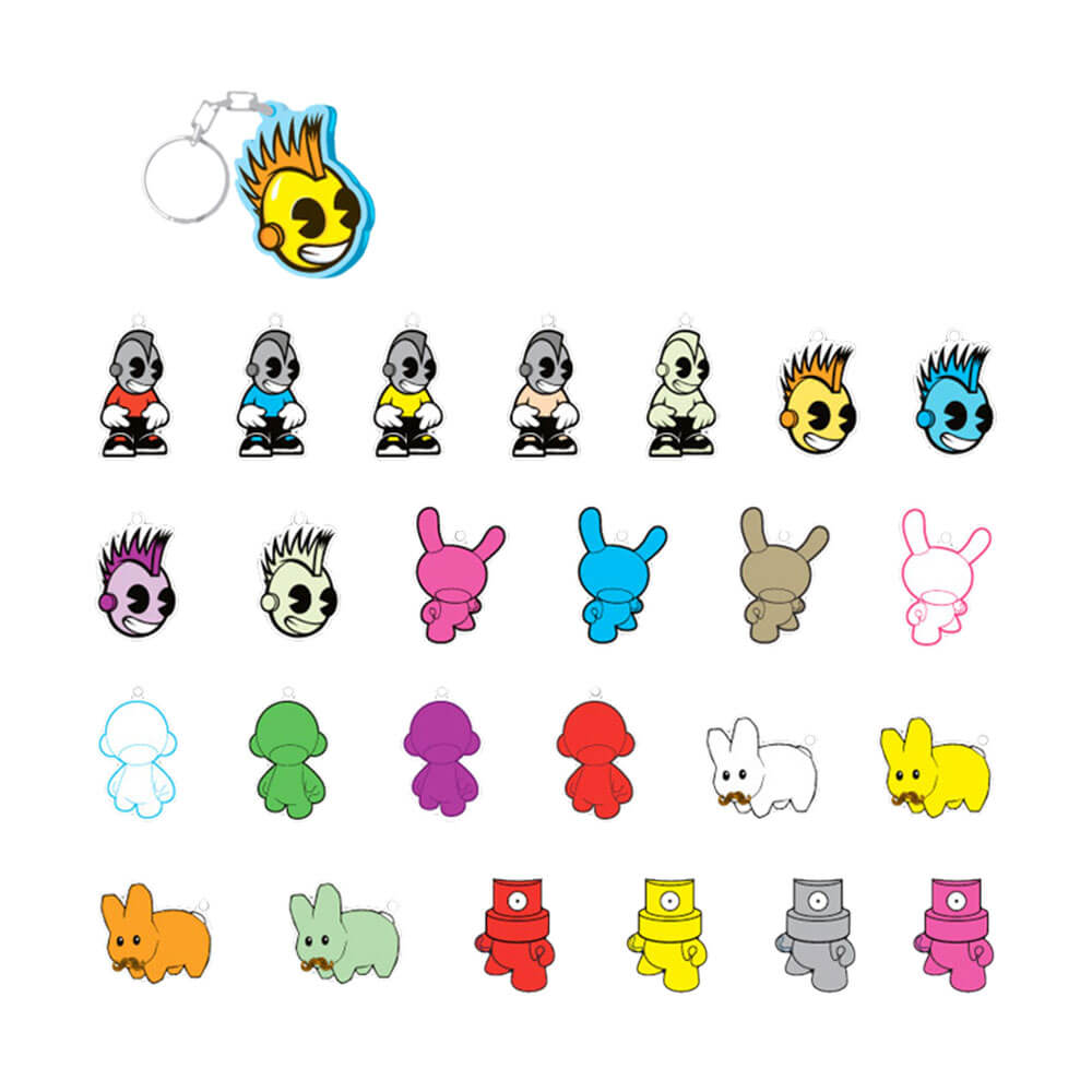 

Kidrobot Superflat Брелоки 2 Жалюзи Коробка