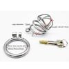 Male Metal Chastity Device Slave Penis Lock Anti-erection Cock Cage Adult Sex Toys for Men