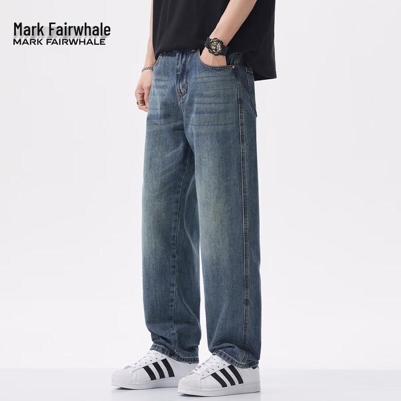

Mark Fairwhale Men s Loose Straight-Leg Jeans 30
