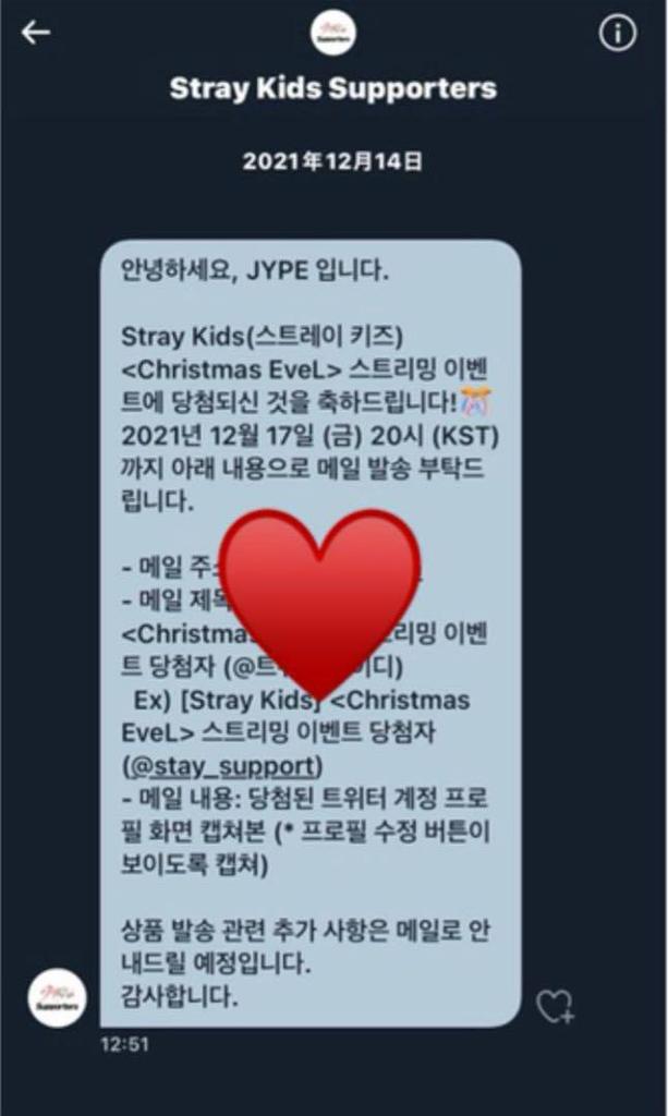 [USED] Stray Kids Sumin wins Christmas EveL