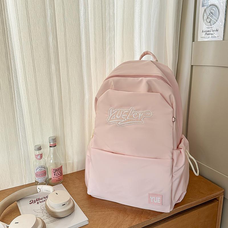 Junior High School Students' Schoolbags Female New High School Students' Large Capacity Backpacks Male Campus American Trend Backpacks.