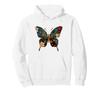 Butterfly Floral Vintage Flower Fairy Core Artistic Butterfly Hoodie