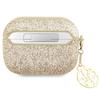 Guess Guap2Glgshd Airpods Pro 2 (2022/2023) Cover Złoty/Gold Glitter Flake 4G Charm