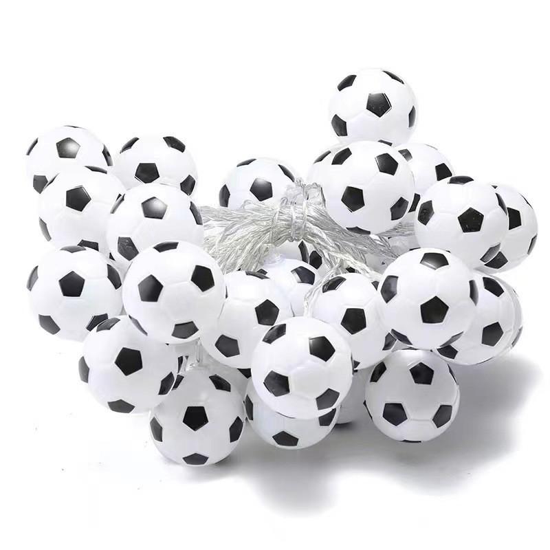 2026 World Cup LED Football String Lights - Decorative Atmosphere Lights for Bar and KTV