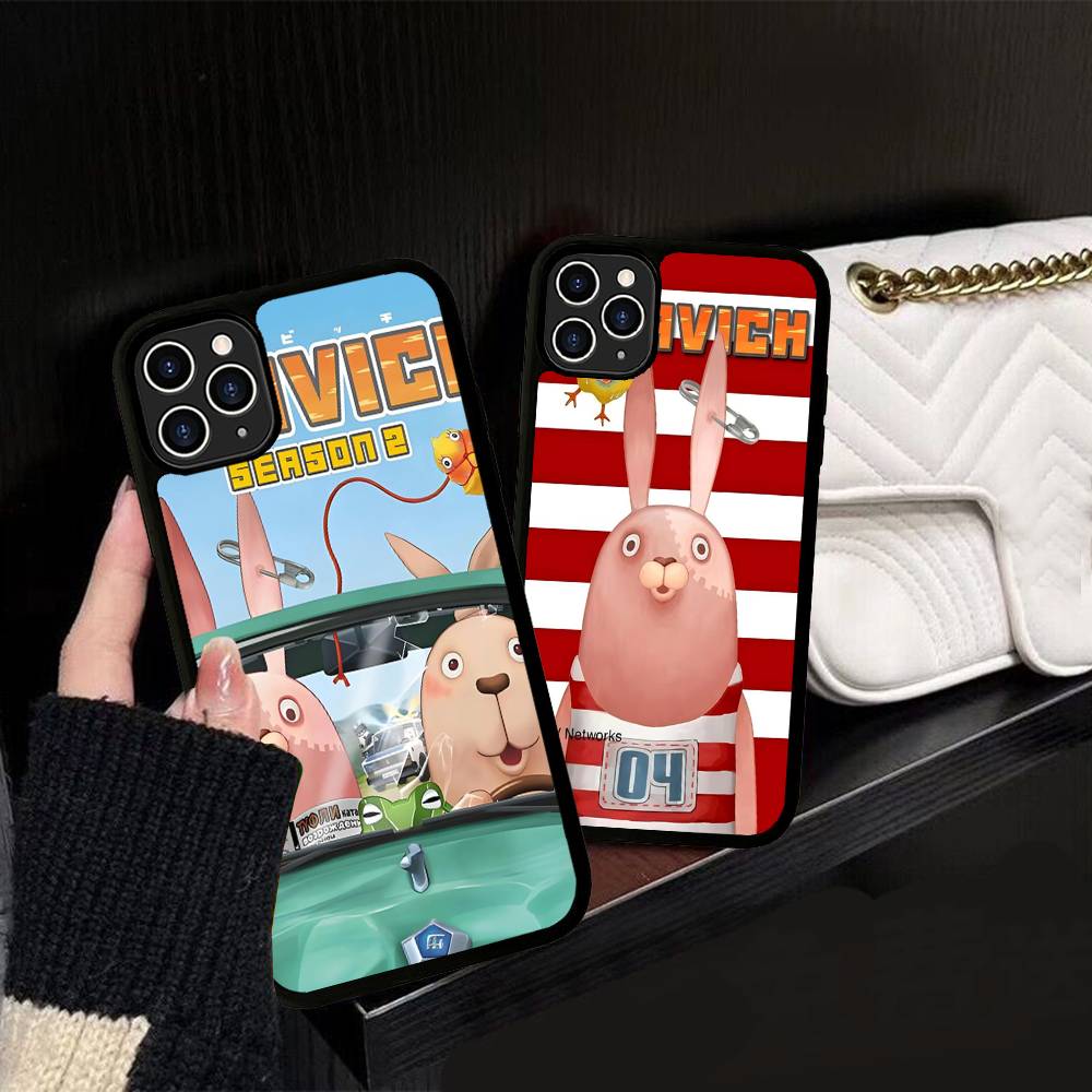 Anime U-USAVICH  Phone Case For iPhone 17 16 15 14 13 Plus 12 11 Pro Max PC+TPU Cases Back Cover