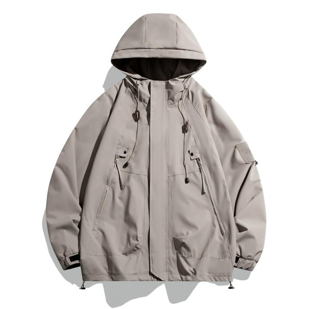 

Padded jacket men s trendy brand couple hooded cotton jacket windproof waterproof thickened versatile women S