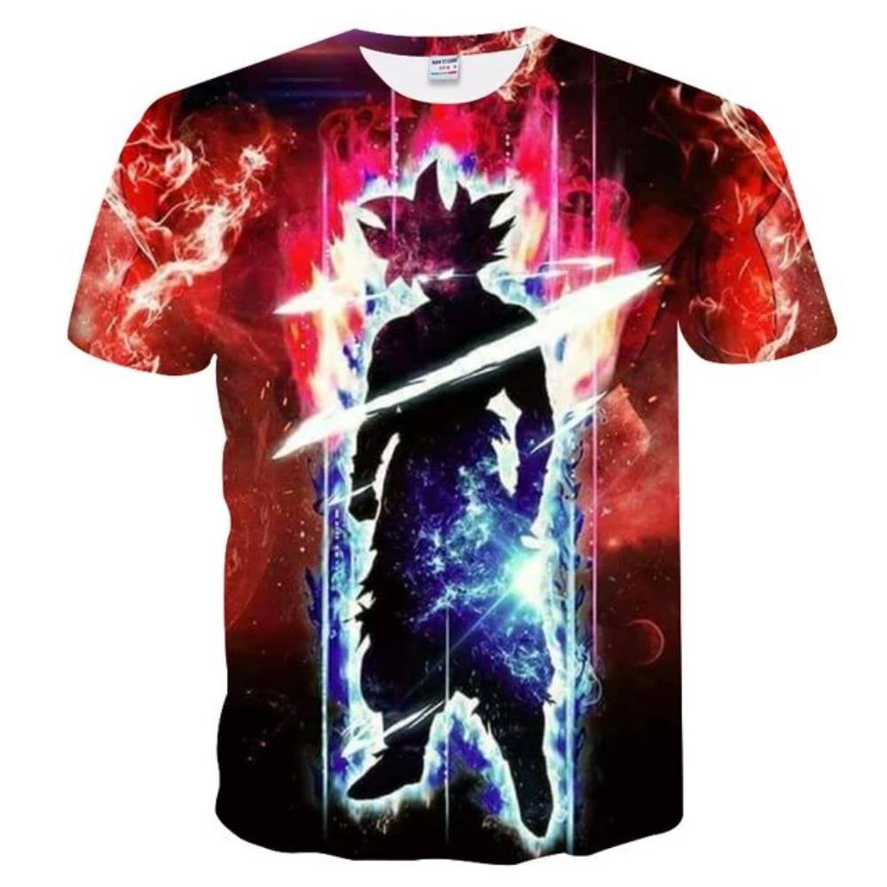 Hot Sale Anime Son Goku Vegeta T-shirt Adult T-shirts Kids Dragon Ball T Shirt Boy Tops Tee Children Clothes