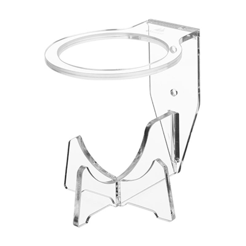 

Vertical Hanging Bracket Wall Mount Storage Shelf for 2024 Wireless Speaker Featuring Crossed Base Designs прозрачный