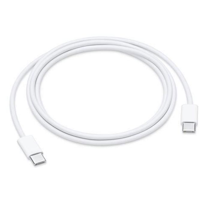 Câble USB-C vers USB-C - ACCE2S - Samsung Galaxy A50 - 100 cm - Blanc - Quick Charge