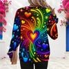 Womens Plus Size Crew Neck Long Sleeve Pullover Loose Soft Casual Leisure Street Daily Sweatshirt