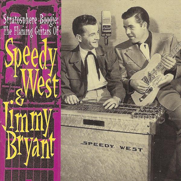 

CD SPEEDY WEST JIMMY BRYANT Stratosphere Boogie The Flaming Gu RE2067 Razor Tie Mus 1995 US CountryFolk Used
